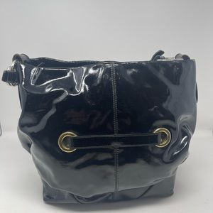 Francesco Biasia shiny genuine leather bag.